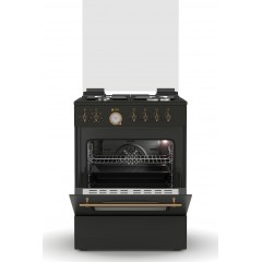 Thermogatz TGS 4310 ANTH Κουζίνα 60lt με Εστίες Υγραερίου Π60εκ. Μαύρη Thermogatz TGS 4310 ANTH Κουζίνα 60lt με Εστίες Υγραερίου Π60εκ. Μαύρη